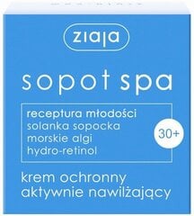 Niisutav näokreem Ziaja Sopot Spa 30+ 50 ml hind ja info | Näokreemid | kaup24.ee