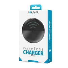 Forever WCD-200 Быстрая Беспроводная Зарядка 1A + Micro USB Кабель / Черная цена и информация | Зарядные устройства для телефонов | kaup24.ee