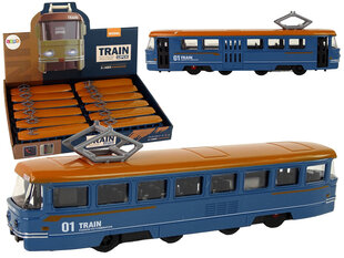 Металлический поезд со звуком, синий цена и информация | Игрушки для мальчиков | kaup24.ee