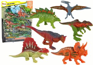 Dinosauruse kujukeste komplekt, 6 tk цена и информация | Игрушки для мальчиков | kaup24.ee