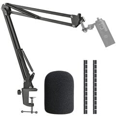 FIFINE Boom Arm Stand, Black цена и информация | Микрофоны | kaup24.ee