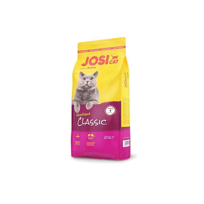 Josera JosiCat Classic steriliseeritud täiskasvanud kassidele, 1,9 kg цена и информация | Kuivtoit kassidele | kaup24.ee