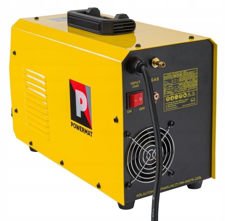 Keevitusinverter migomat Powermat 220A MIG/MAG/MMA/TIG Synergy Flux hind ja info | Keevitusseadmed | kaup24.ee