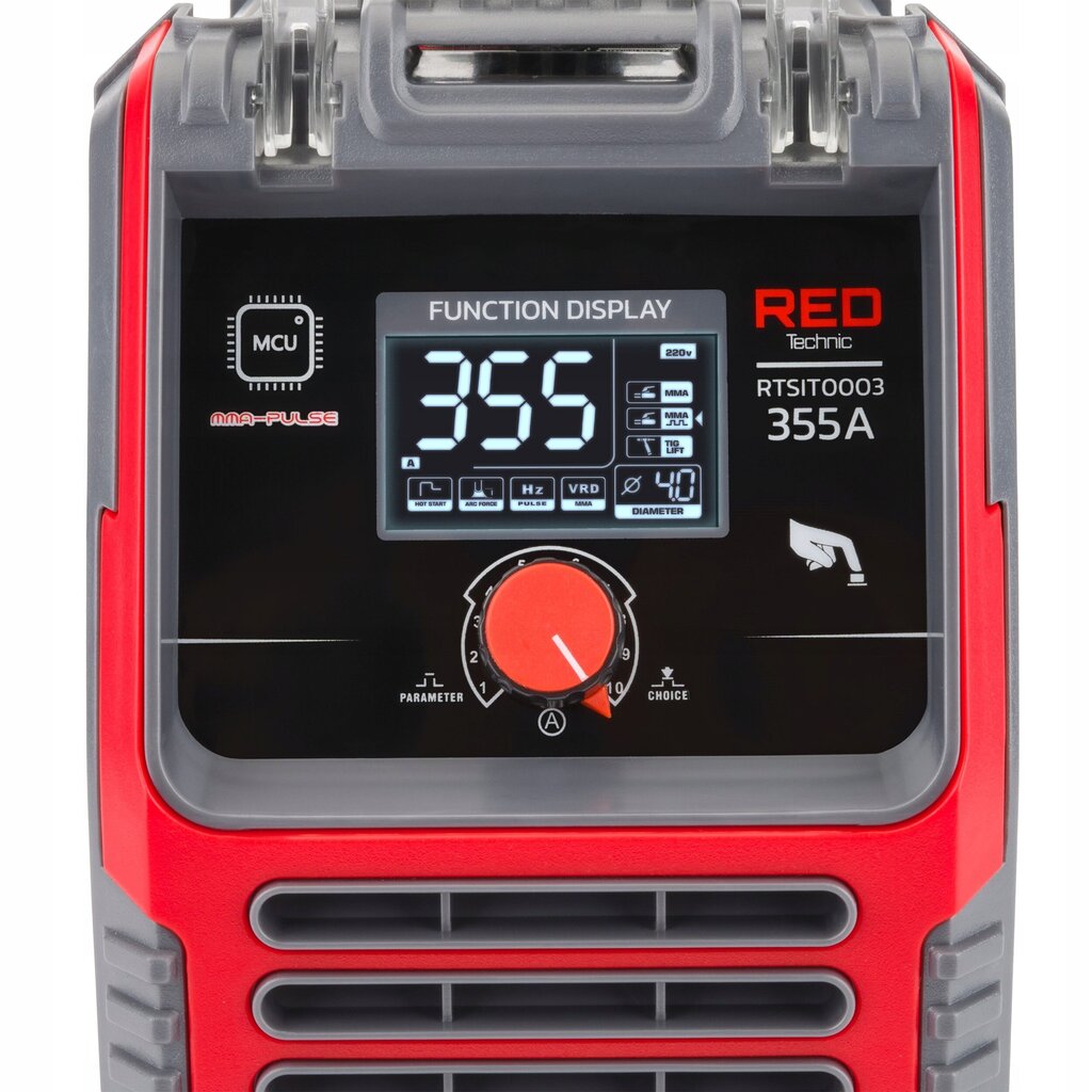 Inverter keevitusmasin LCD MMA Pulse Tig Lift 355A Red Technic hind ja info | Keevitusseadmed | kaup24.ee