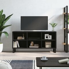 vidaXL telerikapp, must, 103,5 x 30 x 50 cm, tehispuit hind ja info | TV alused | kaup24.ee