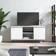 vidaXL telerikapp, valge, 104 x 35 x 50 cm, tehispuit hind ja info | TV alused | kaup24.ee