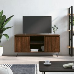 vidaXL telerikapp, pruun tamm, 104 x 35 x 50 cm, tehispuit hind ja info | TV alused | kaup24.ee