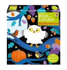 Usborne Book and 3 Jigsaws: Halloween hind ja info | Väikelaste raamatud | kaup24.ee