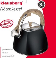 Klausberg veekeetja, 3L цена и информация | Чайники, кофейники | kaup24.ee