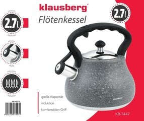 Чайник Klausberg, 2,7 л цена и информация | Чайники, кофейники | kaup24.ee