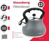 Veekeetja Klausberg, 2,7 L hind ja info | Kohvikannud, teekannud | kaup24.ee