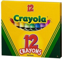 Kriidid Crayola, 12 värvi hind ja info | Kunstitarbed, voolimise tarvikud | kaup24.ee