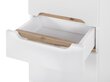 Kõrge vannitoakapp BALI WHITE 800, valge/tamm цена и информация | Vannitoakapid | kaup24.ee