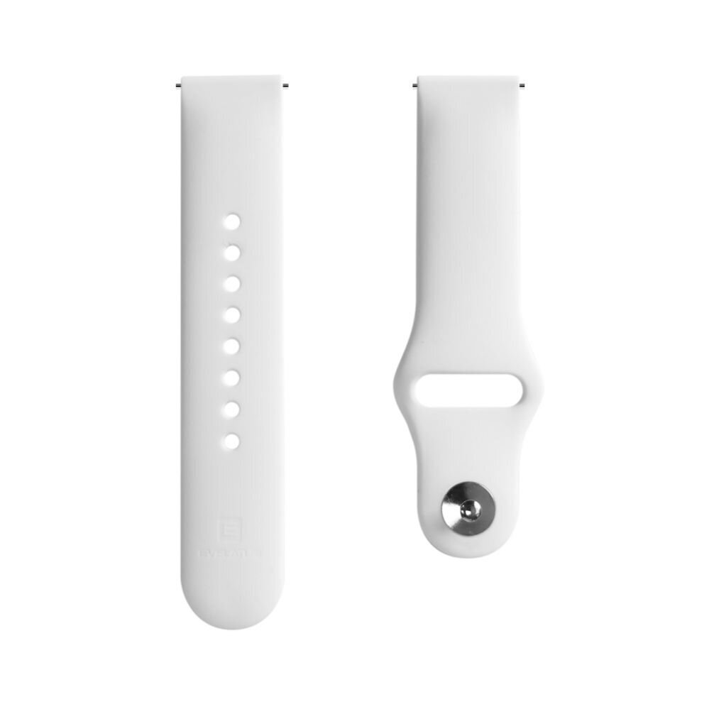 Браслет Evelatus Universal 22mm Silicone Loop White цена | kaup24.ee