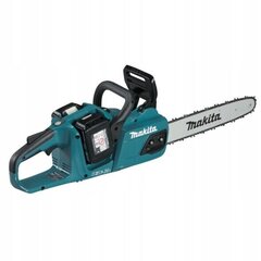 Аккумуляторная бензопила Makita 2х18В 35см 2х5.0Ач, с 2 аккумуляторами и блоком для зарядки цена и информация | Пилы, циркулярные станки | kaup24.ee