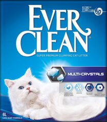 Наполнитель для кошачьего туалета Ever Clean Multi-Crystals, 6 л цена и информация | Наполнитель для кошек | kaup24.ee