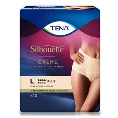 TENA Silhouette Plus Crème L 10p цена и информация | Подгузники, прокладки, одноразовые пеленки для взрослых | kaup24.ee