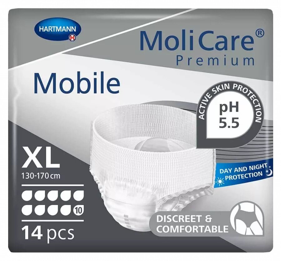 Mähkmed MoliCare Premium 10XL, 14 tk hind ja info | Mähkmed, hügieenisidemed, ühekordsed linad täiskasvanutele | kaup24.ee