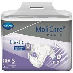 MoliCare Premium Elastic 8S autiņbikses 26gab. цена и информация | Подгузники, прокладки, одноразовые пеленки для взрослых | kaup24.ee