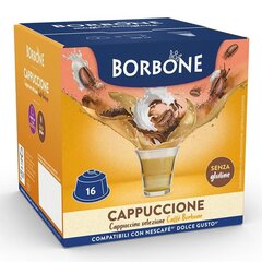 Кофейный напиток в капсулах Borbone Cappuccione для капсульных машин Dolce Gusto 16 шт. цена и информация | Kohv, kakao | kaup24.ee