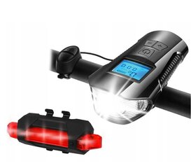 Многофункциональный светодиодный велосипедный фонарь с аккумулятором 2000 мАч. цена и информация | Велосипедные фонари, отражатели | kaup24.ee