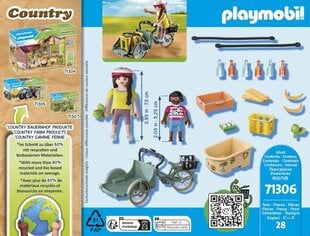 71306 PLAYMOBIL® Country, Грузовой велосипед Country цена и информация | Конструкторы и кубики | kaup24.ee