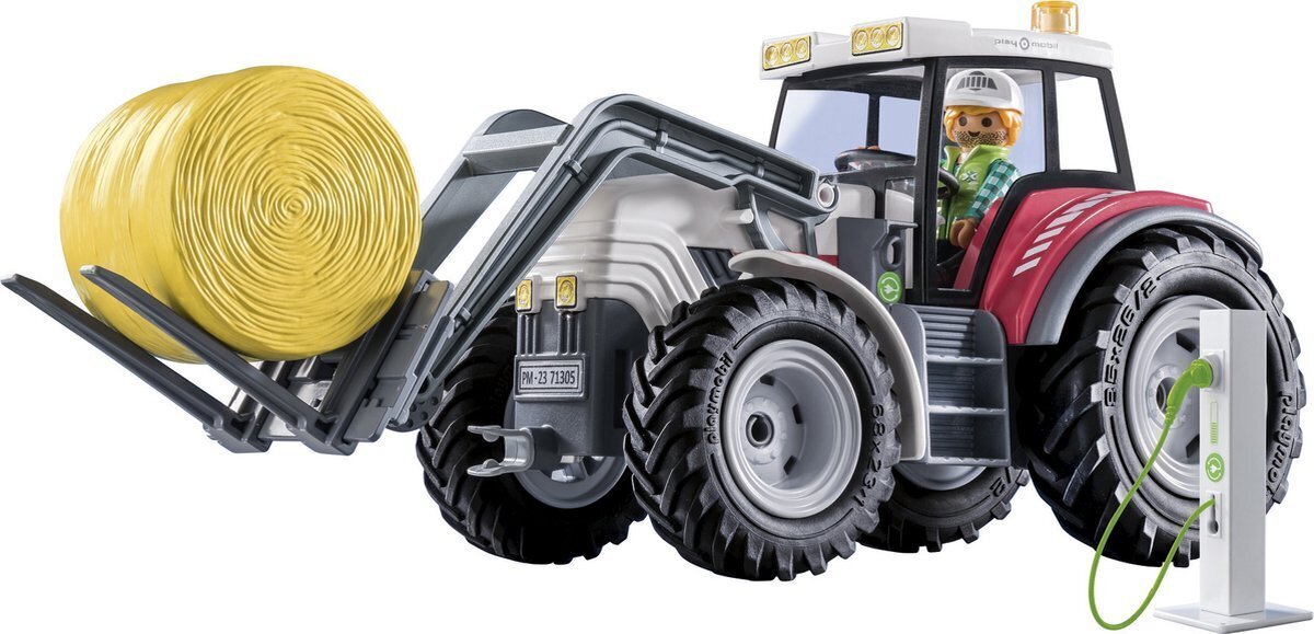 71305 Playmobil® Country, Suur traktor koos tarvikutega цена и информация | Klotsid ja konstruktorid | kaup24.ee