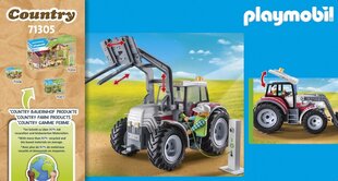 71305 Playmobil® Country, Suur traktor koos tarvikutega цена и информация | Конструкторы и кубики | kaup24.ee