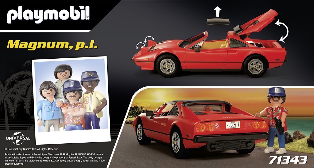 71343 Playmobil® Magnum, Ferrari auto цена и информация | Klotsid ja konstruktorid | kaup24.ee