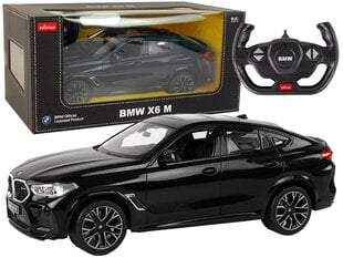 Puldiga auto Bmw X6 M 1:14, must hind ja info | Poiste mänguasjad | kaup24.ee