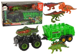 Dinosaurus maastur koos tarvikutega, must/roheline hind ja info | Poiste mänguasjad | kaup24.ee