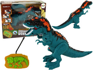 Kaugjuhitav dinosaurus valgus- ja heliefektidega, roheline hind ja info | Poiste mänguasjad | kaup24.ee