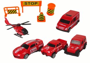 Traktori ja sõiduki komplekt, punane hind ja info | Poiste mänguasjad | kaup24.ee