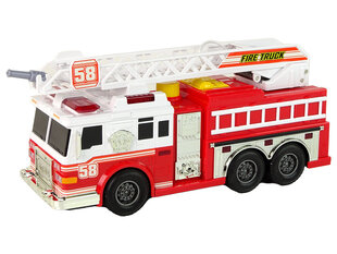 Пожарно-спасательный автомобиль со звуковыми эффектами, красный цена и информация | Игрушки для мальчиков | kaup24.ee