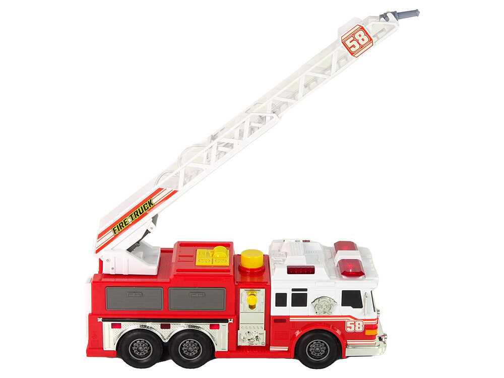 Heliefektidega tuletõrjeauto, punane hind ja info | Poiste mänguasjad | kaup24.ee