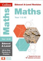 Edexcel Maths A level Year 1 (And AS) All-in-One Complete Revision and Practice: Ideal for Home Learning, 2023 and 2024 Exams edition цена и информация | Книги по экономике | kaup24.ee