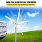 Horisontaalteljeline tuulegeneraator Vevor 12V 300W цена и информация | Generaatorid | kaup24.ee