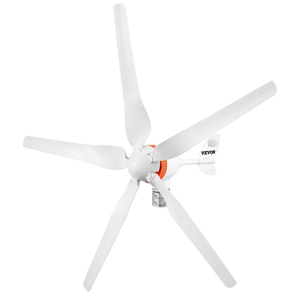 Horisontaalteljeline tuulegeneraator Vevor 500 W, 12 V, laadimiskontrolleriga hind ja info | Generaatorid | kaup24.ee