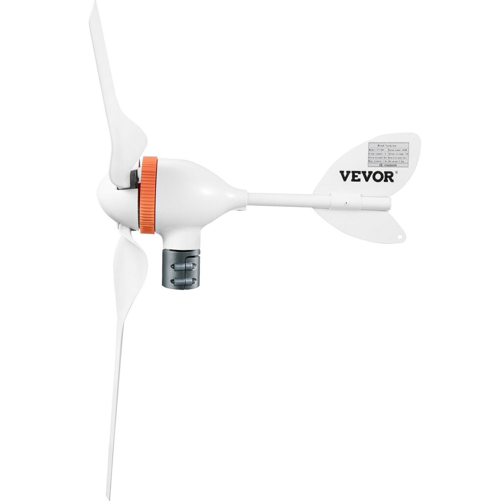Horisontaalteljeline tuulegeneraator Vevor 500 W, 12 V, laadimiskontrolleriga цена и информация | Generaatorid | kaup24.ee