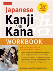 Japanese Kanji and Kana Workbook: A Self-Study Workbook for Learning Japanese Characters (Ideal for JLPT and AP Exam Prep) hind ja info | Võõrkeele õppematerjalid | kaup24.ee