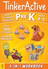TinkerActive Workbooks: Pre-K bind-up: Math, Science, English Language Arts цена и информация | Книги для подростков и молодежи | kaup24.ee
