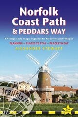 Norfolk Coast Path and Peddars Way: 77 large-scale maps & guides to 45 towns & villages; Planning, Places to Stay, Places to Eat 2nd Revised edition цена и информация | Путеводители, путешествия | kaup24.ee