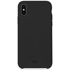 Puro ICON Cover iPhone XS|X czarny |black IPCXCICONBLK цена и информация | Чехлы для телефонов | kaup24.ee