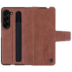 Nillkin Aoge Case for Samsung Galaxy Z Fold 5 Brown цена и информация | Чехлы для телефонов | kaup24.ee