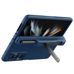 Nillkin Super Frosted FOLD Slot+Stand Back Cover for Samsung Galaxy Z Fold 4 Blue цена и информация | Чехлы для телефонов | kaup24.ee