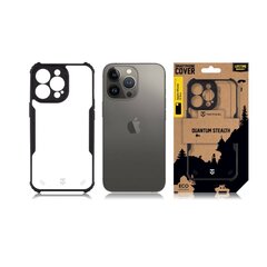 Tactical Quantum Stealth Cover for Apple iPhone 13 Pro Clear|Black цена и информация | Чехлы для телефонов | kaup24.ee