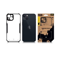 Tactical Quantum Stealth Cover for Apple iPhone 13 Clear|Black цена и информация | Чехлы для телефонов | kaup24.ee