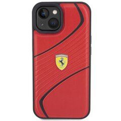 Ferrari FEHCP15SPTWR iPhone 15 6.1" czerwony|red hardcase Twist Metal Logo цена и информация | Чехлы для телефонов | kaup24.ee