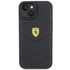 Ferrari FEHCP15SRDUK iPhone 15 6.1" czarny|black hardcase Quilted Metal Logo цена и информация | Чехлы для телефонов | kaup24.ee