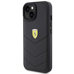 Ferrari FEHCP15SRDUK iPhone 15 6.1" czarny|black hardcase Quilted Metal Logo цена и информация | Чехлы для телефонов | kaup24.ee